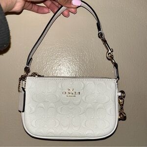 Coach Mini White Bag